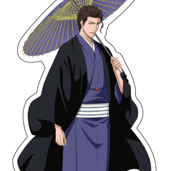 Sousuke Aizen - Bleach - Acrylaufsteller (Coarse Oilpaper Umbrella Version) - A3