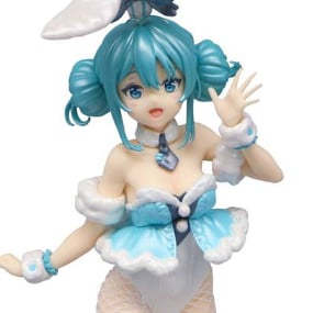 Hatsune Miku - White Rabbit Pear Color Edition - Vocaloid BiCute Bunnies - FuRyu