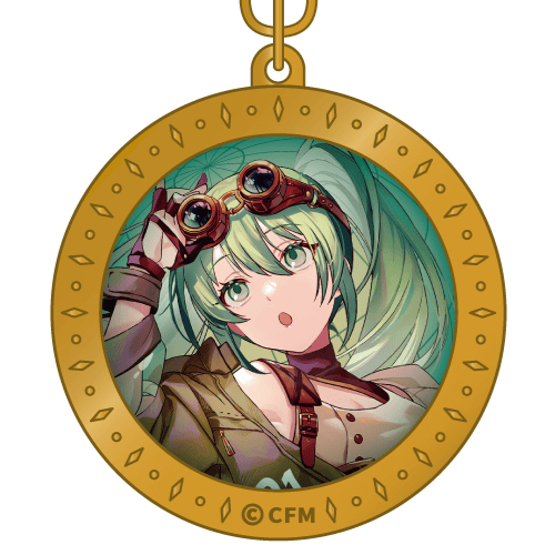 Hatsune Miku - Vocaloid - Metallanhänger (39 Culture 2024 WORLD Compass) - Caravan