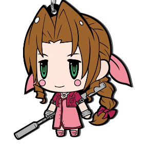 Aerith Gainsborough - Final Fantasy VII - Gummi-Anhänger - Square Enix
