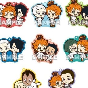 The promised Neverland Gummianhänger Duo - Set (8 Anhänger)