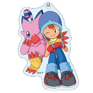 Sora Takenouchi und Biyomon - Digimon Acryl Schlüsselanhänger - 15th Anniversary