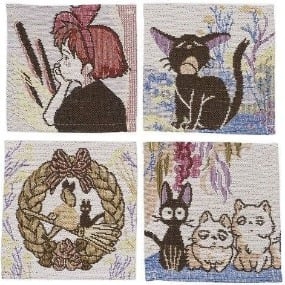 Characters - Kikis kleiner Lieferservice Untersetzer - 4er-Pack