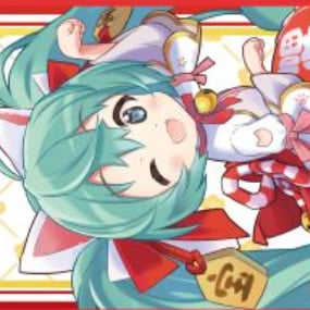 Hatsune Miku x Maneki-neko - Handtuch - Chara-Ani
