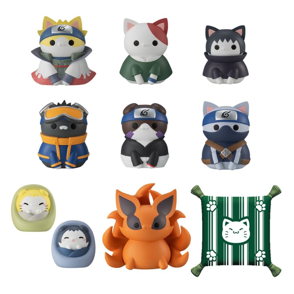 Naruto Shippuden (Once Upon A Time In Konoha Village) - Nyaruto! - Mega Cat Project Sammelfiguren - Special Set - Megahouse