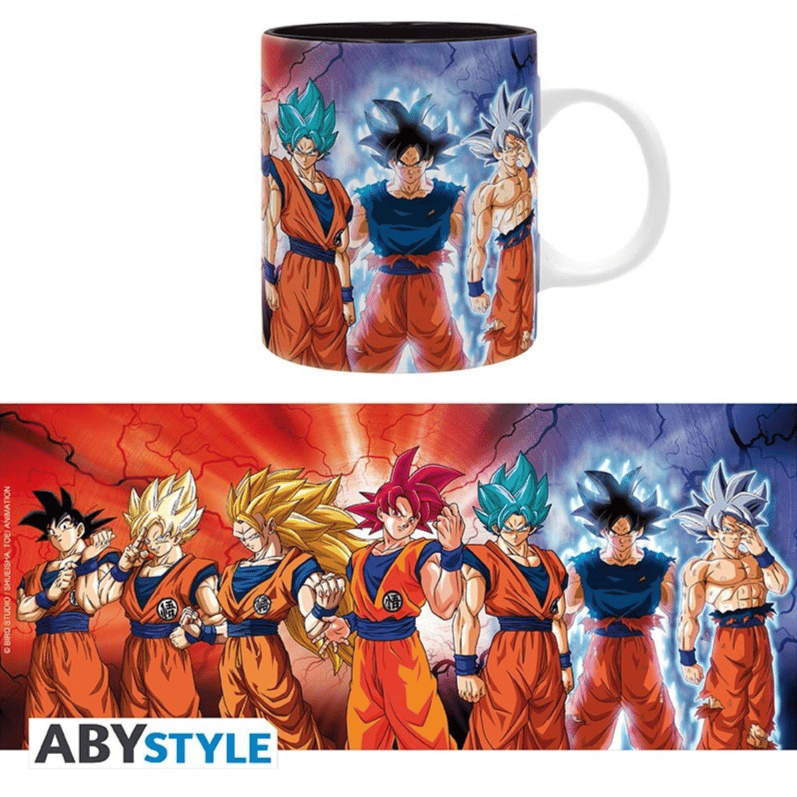 "Son Goku Transformationen" - 320 ml Tasse - Dragon Ball Z - ABYStyle