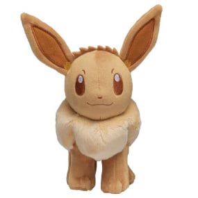Pokémon - Evoli Monochrom - Plüschfigur (20cm)