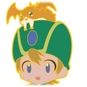 Takeru / T.K. Takaishi und Patamon - Digimon Chara Ride Gummi Anhänger