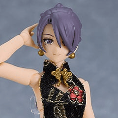 Figma 569c figma Syles: Female Body Mika - Mini Skirt Chinese Dress - Black