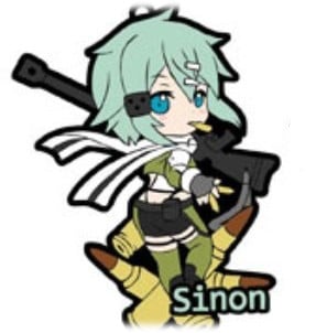Sword Art Online II Niitengomu Gummi Anhänger - Sinon