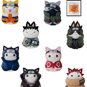 Limitiertes Set - Naruto Shippuden - Nyaruto Sammelfiguren - MegaHouse
