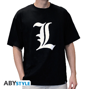 DEATH NOTE - "L tribute" Men's T-Shirt L - AbyStyle