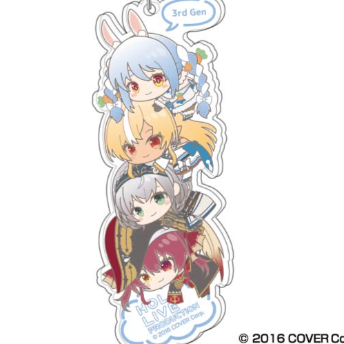Hololive Hug Meets Tsumi Arrange 05 3rd Gen - Acrylanhänger - Bandai