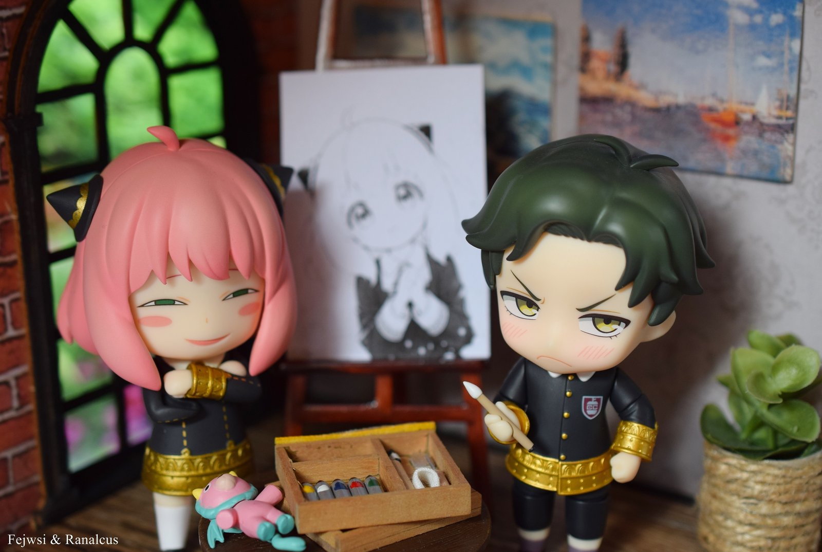 What did you draw, Sy-on boy?!  (・∀・)