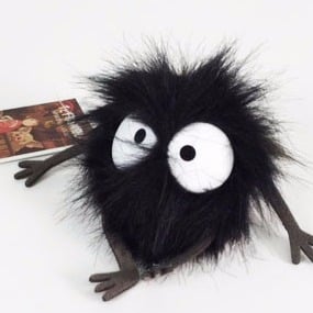 Susuwatari / Rußmännchen - Studio Ghibli Plüsch-Anhänger - Sun Arrow (7 cm)