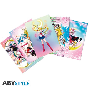 Sailor Moon - 5 Postkarten (14,8 x 10,5 cm) - AbyStyle