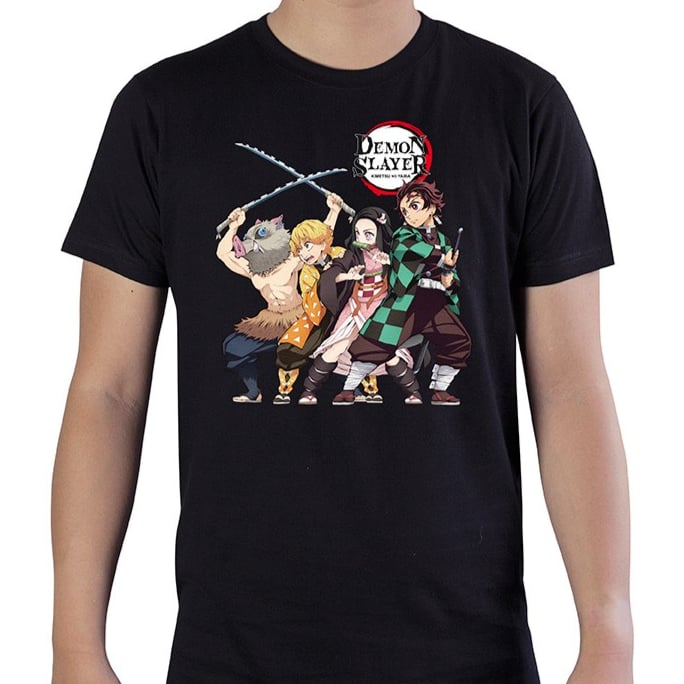 Demon Slayer - T-Shirt "Group" - Größe L - AbyStyle