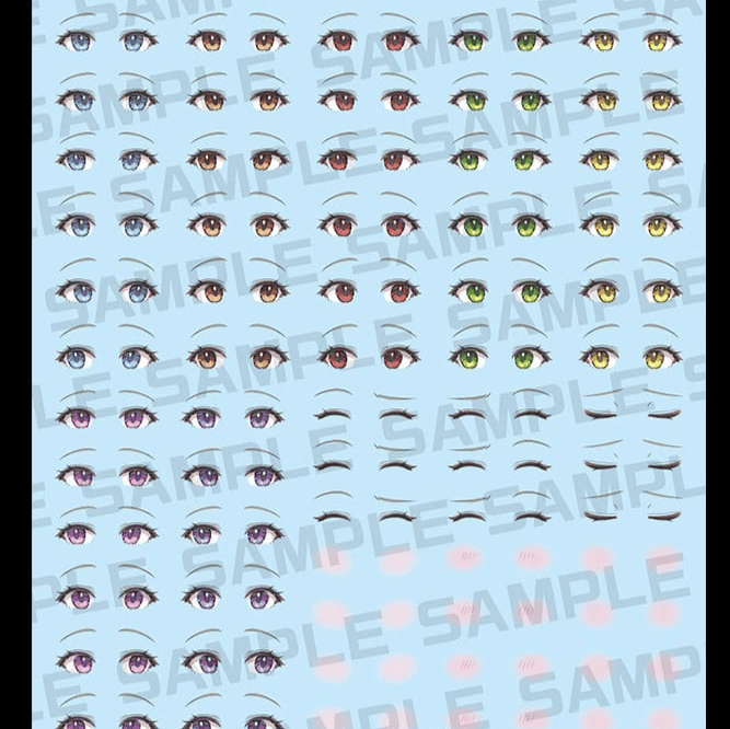 Eye Decal Set - Buster Doll Paladin - Megami Device - Kotobukiya