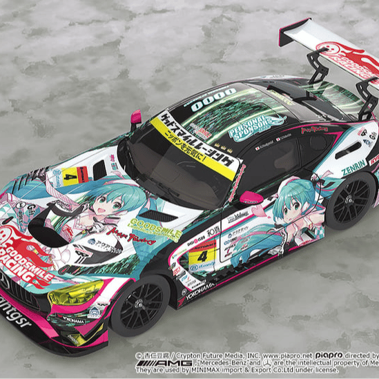 Hatsune Miku AMG 2019 - Super GT - Itasha 1/64 - Good Smile Racing - Neuauflage