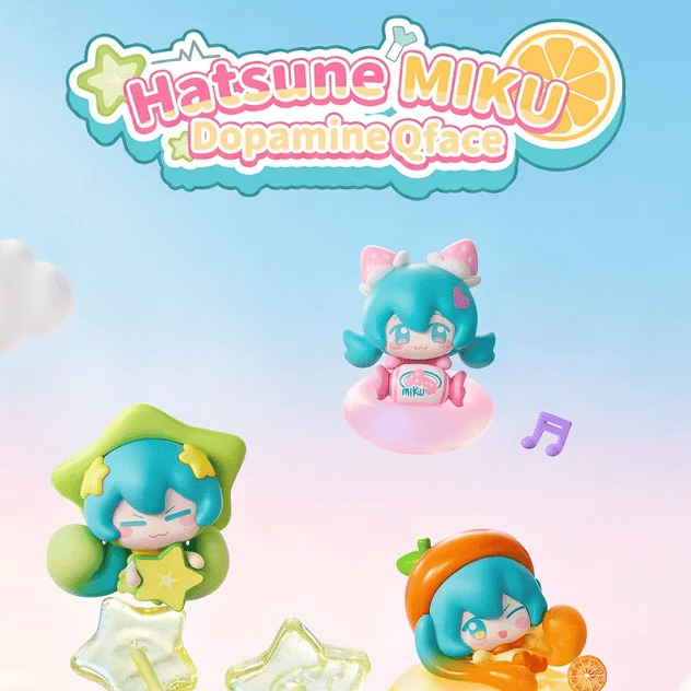 Zufällige Auswahl - Blind Box - Hatsune Miku - Dopamine Qface - Funism (3 Figuren)