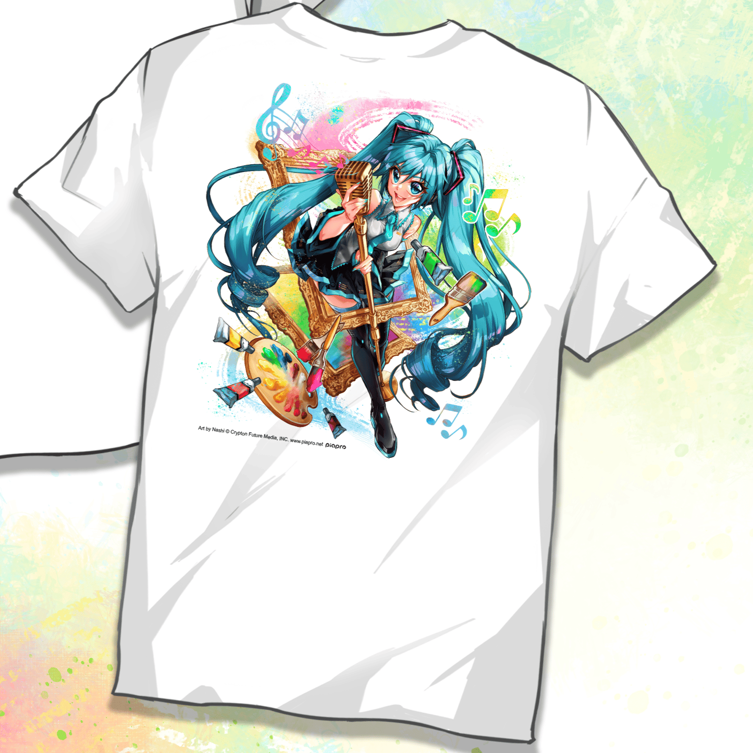 Hatsune Miku - Miku Expo 2024 - T-Shirt - Größe M (Miku Standing) - Nashi