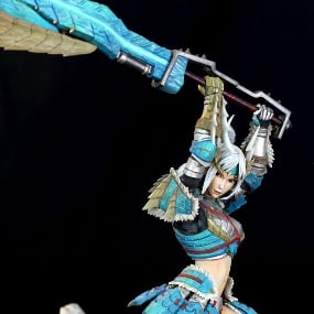 Female Hunter - Zinogre - Monster Hunter Diorama