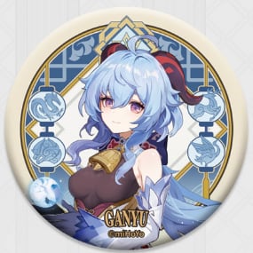 Ganyu - Genshin Impact - Liyue Harbor Series Chara Can Badge