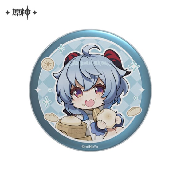 Ganyu Chibi Ver. - Button - Genshin Impact- miHoYo