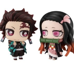 Tanjiro Kamado und Nezuko Kamado - Demon Slayer: Kimetsu no Yaiba Chimi Mega Buddy Doppelpack - Megahouse
