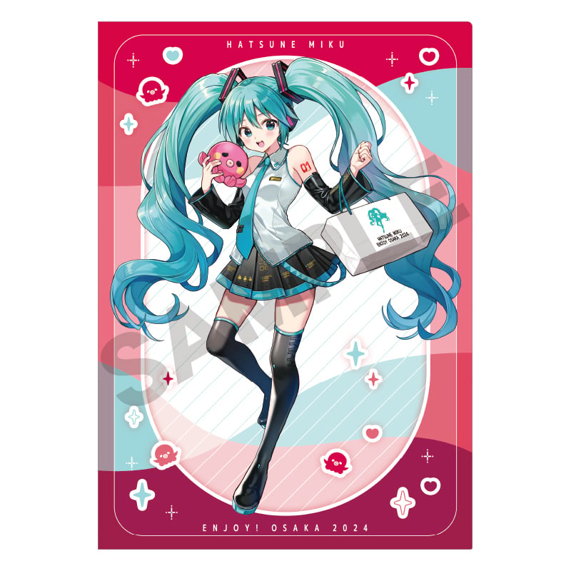 Hatsune Miku - Hatsune Miku (Hatsune Miku Enjoy Osaka 2024) - Clear File / Aktenhülle - Crux