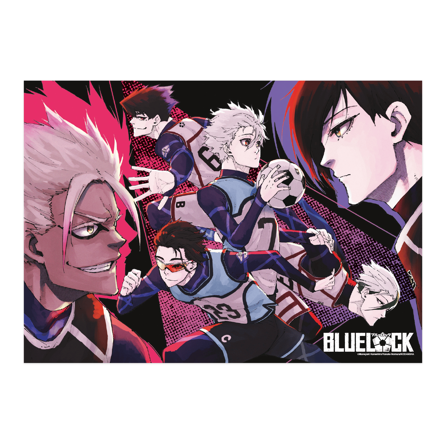 Rivalen - Poster (A1 - ca. 59x84 cm) - Blue Lock - Sakami