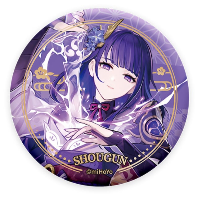 Raiden Shogun / Baal - Genshin Impact - Inazuma Series Chara Can Badge