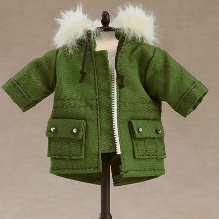 Warme Kleidung: Stiefel & Mod Coat - Khaki - Nendoroid Doll Outfit Set - Good Smile Company