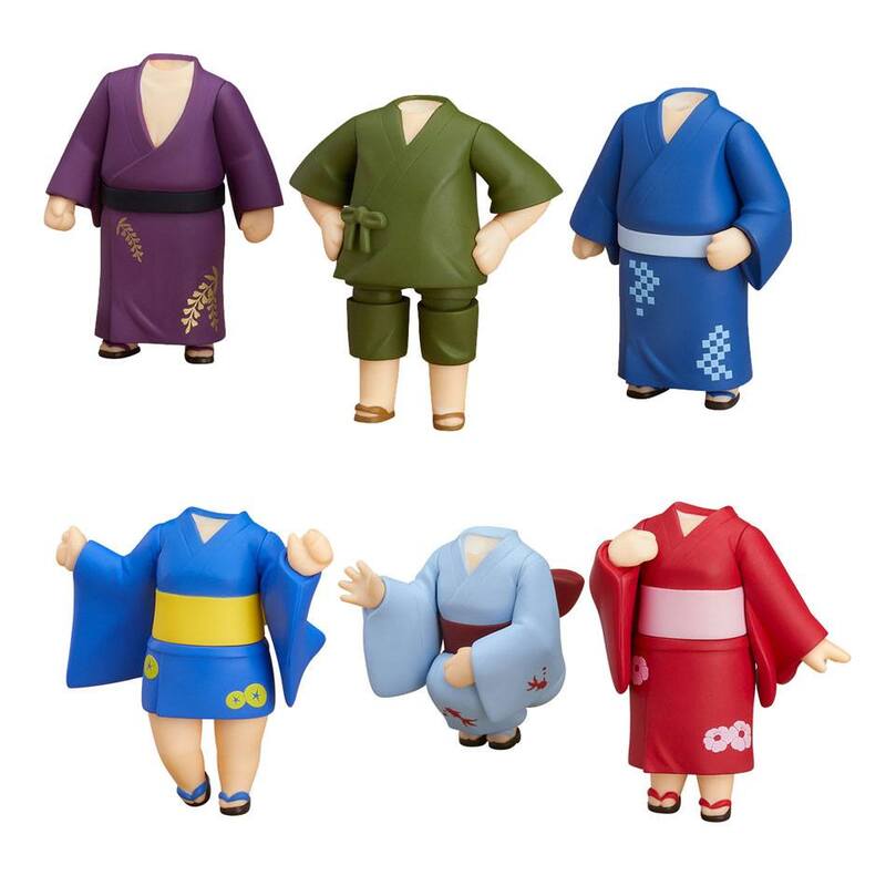 Dress-Up Yukatas - Nendoroid More Zubehör Set - 6 Outfits