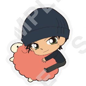 Shuichi Akai - Detektiv Conan - Anhänger - Embroidery Mascot Collection Vol. 3 - Kadokawa
