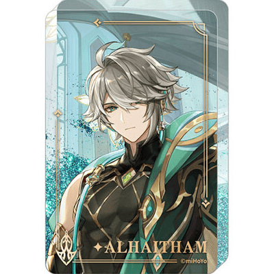 Alhaitham - Genshin Impact The Exquisite Night Chimes Version - Glitzer Acrylblock - miHoYo