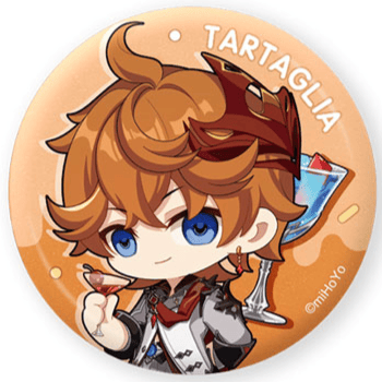Tartaglia (Summer Theme) - Genshin Impact - Button - miHoYo