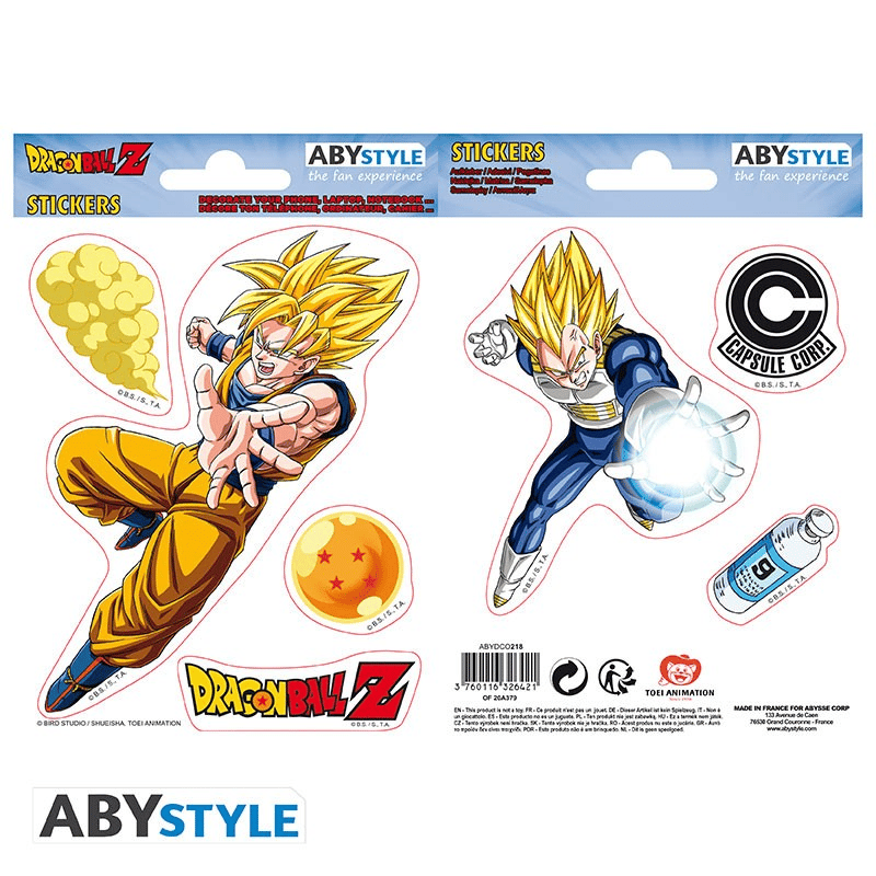 Sayajin - Dragon Ball Z - Mini Sticker Set - ABYStyle