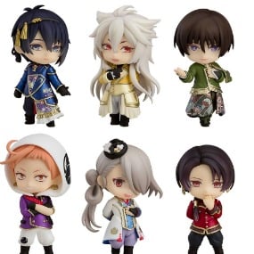 Set - Touken Ranbu The Musical Atsukashiyama Ibun - Nendoroid Petit - 6 Figuren