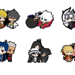 Fate / Grand Order - Buddy Collection Gummi-Anhänger - Komplettset (6 Anhänger)