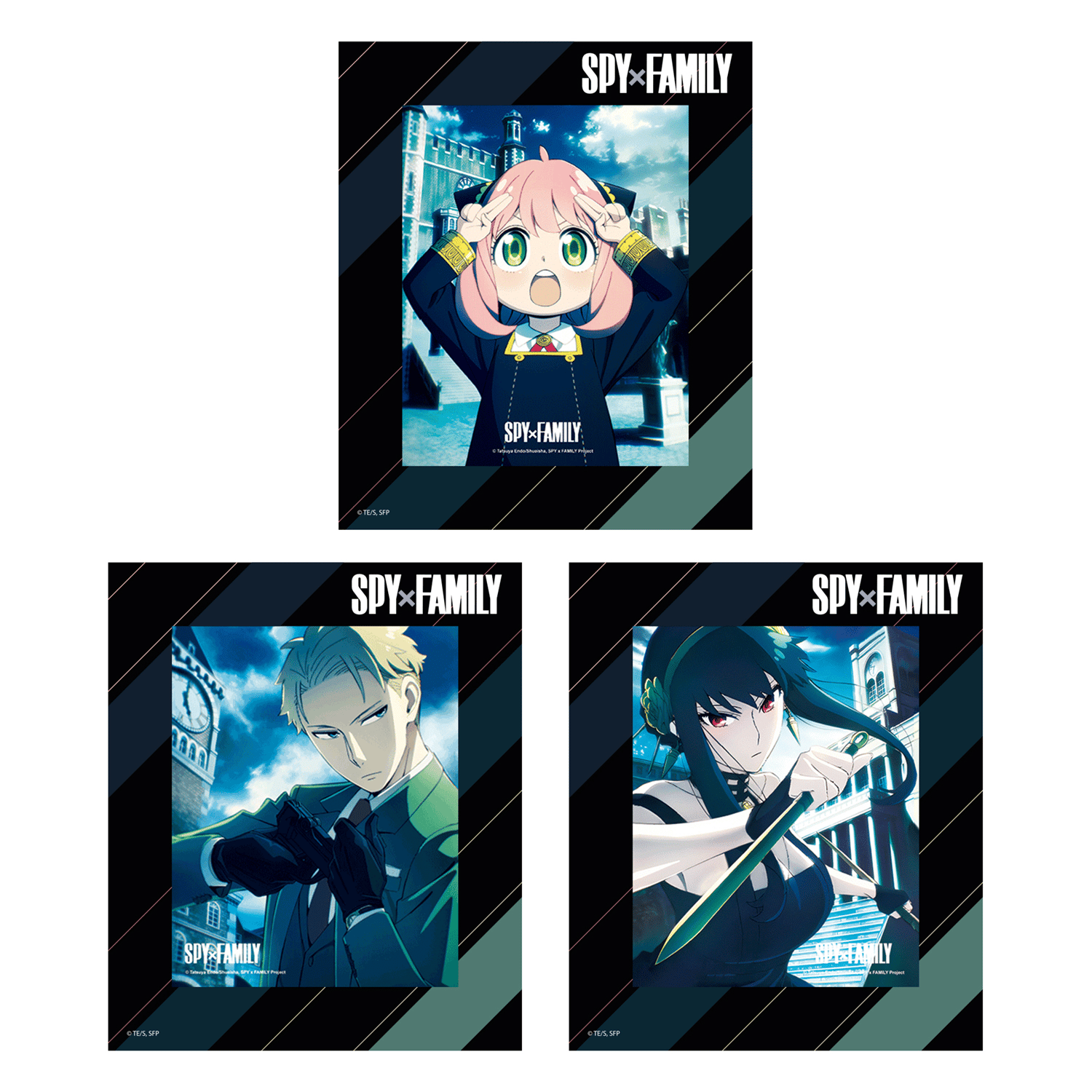 Spy x Family - 3D-Rahmen-Set - Crunchyroll / Sakami