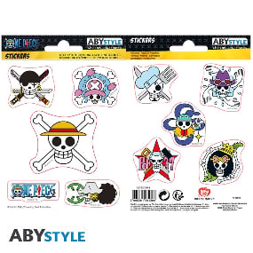 One Piece - "Strohhut-Skulls" - Mini Sticker Set - ABYStyle