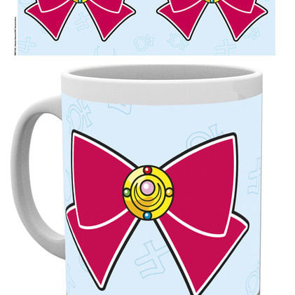 Sailor Moon Tasse - Schleife mit Verwandlungsbrosche