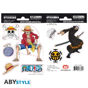 One Piece - Mini Sticker Set - Ruffy & Law - ABYStyle
