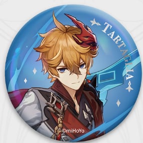 Tartaglia - Genshin Impact - Farewell of Snezhnaya Can Badge