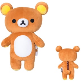 RILAKKUMA - brauner Rilakkuma Plüschbär "stehend" - Mega Soft 23cm