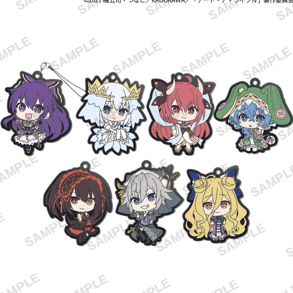 Zufällige Auswahl - Date A Live IV - Gummianhänger (Capsule Rubber Strap) - Bushiroad Creative