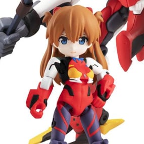 Shikinami Asuka Langley & EVA - Evangelion Desktop Army Actionfigur - Megahouse