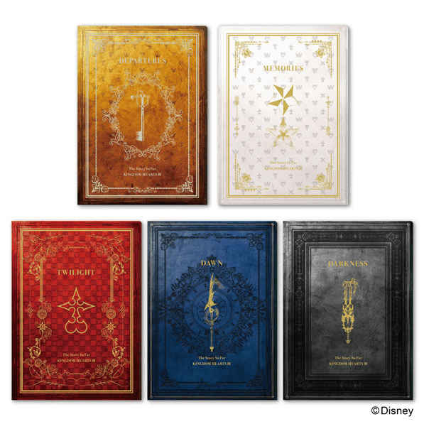 Kingdom Hearts (Story That Leads to Kingdom Hearts III) - Fold-in-2 Clear File / Aktenhülle Set - Square Enix