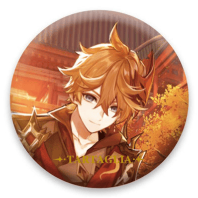 Tartaglia - Button - Genshin Impact - miHoYo